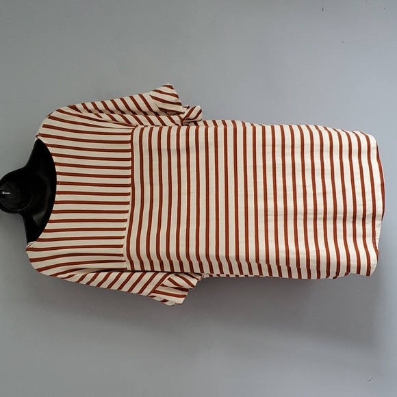 Set of 2 Green Envelope Rayon Striped Tops - Picture 6 of 14